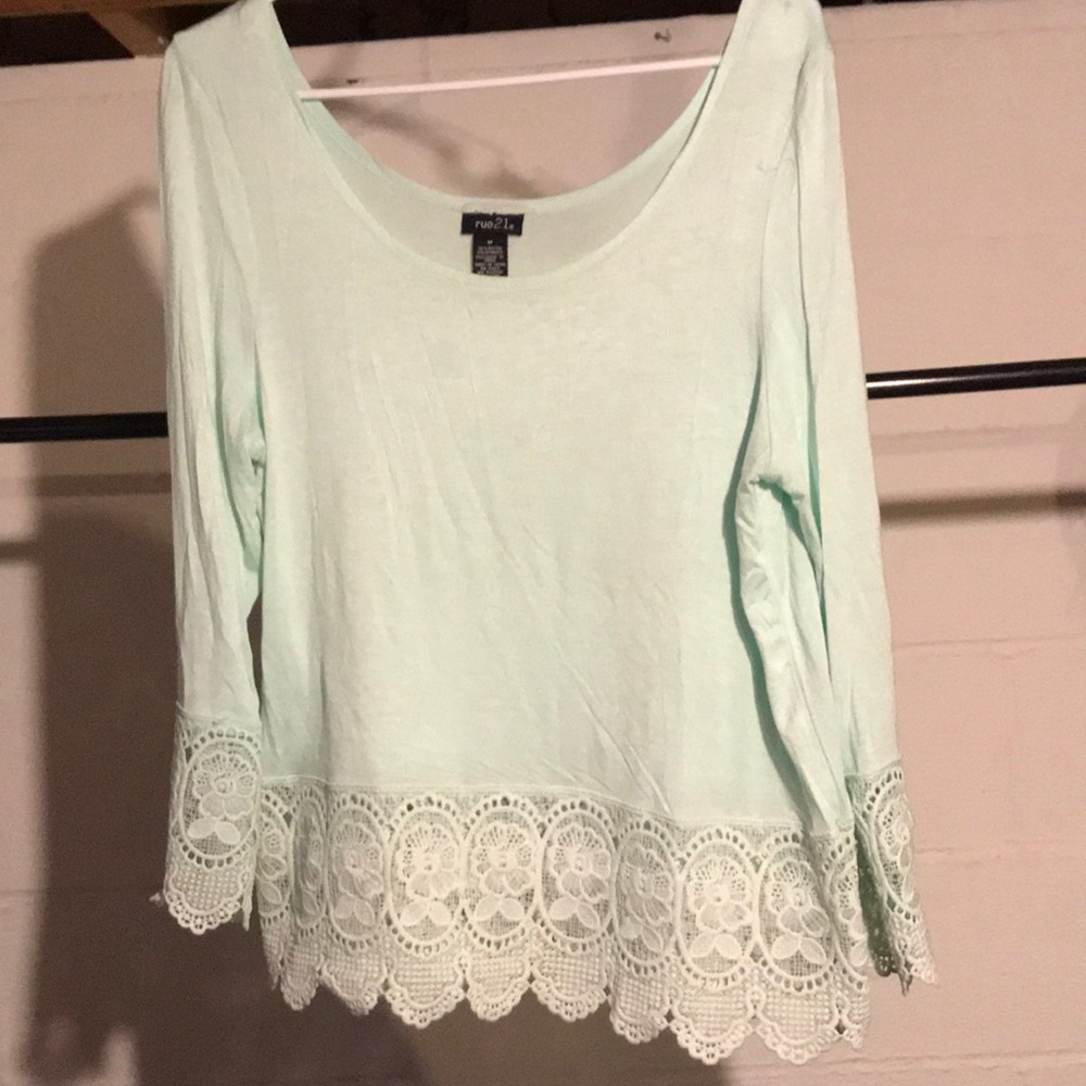 Off the Shoulder Lace Top